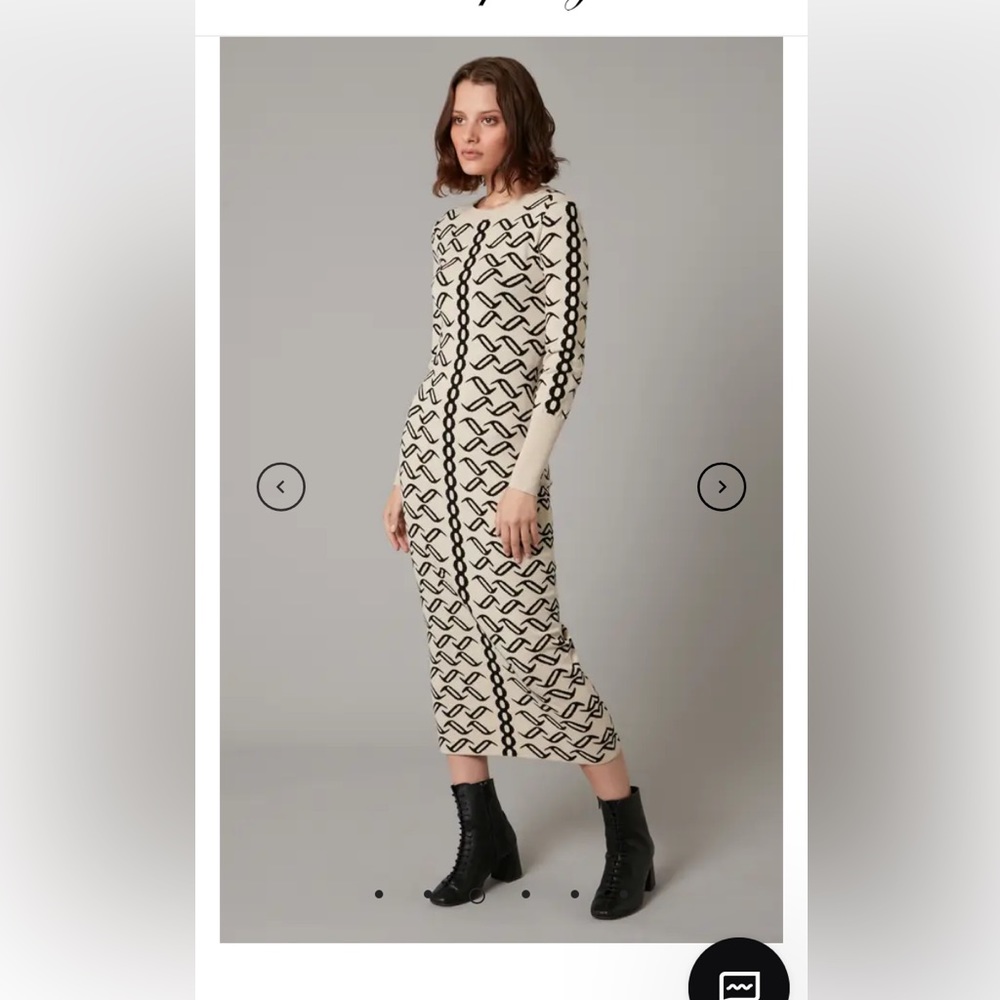 NWT Temperley London Desert Dress Shell Mix. Size Small.